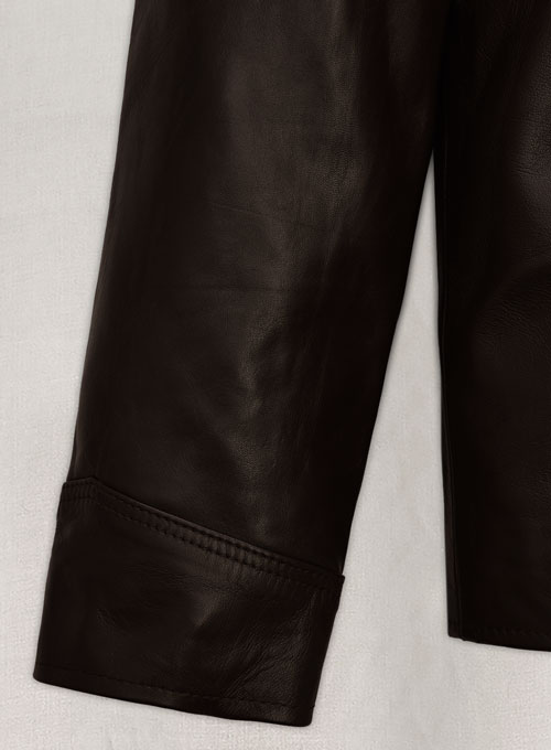 Leather Shirt Jacket #129 - Click Image to Close
