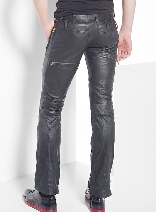 Leather Biker Jeans - Style #507 - Click Image to Close