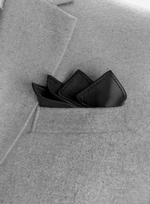 Leather Pocket Square