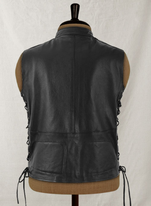 Leather Biker Vest # 333 - Click Image to Close