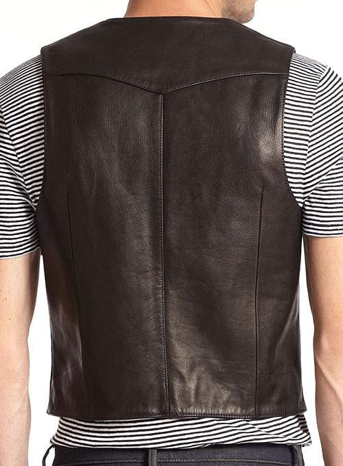 Leather Vest # 334