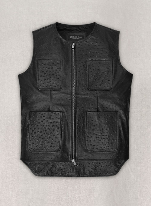 Leather Vest # 335 - Click Image to Close