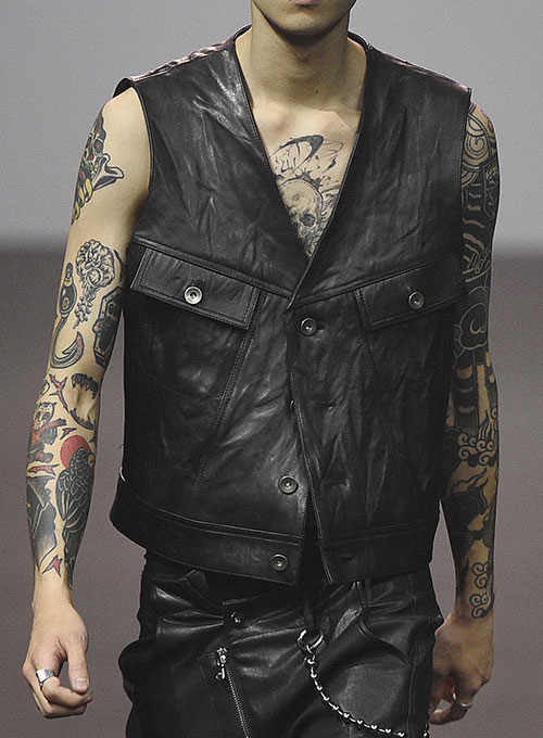 Leather Vest # 340