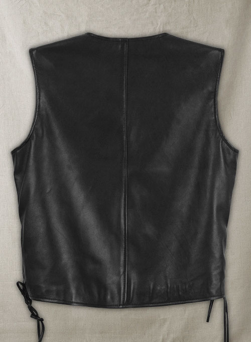 Leather Biker Vest # 350 - Click Image to Close