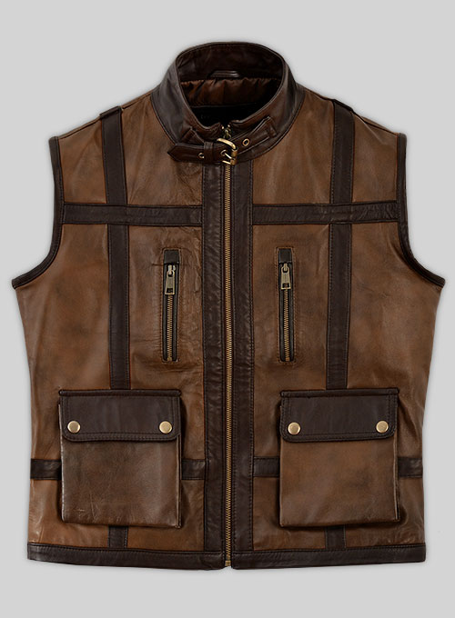 Leather Vest # 352