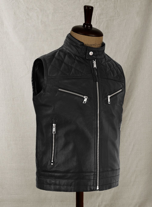 Leather Vest # 353 - Click Image to Close