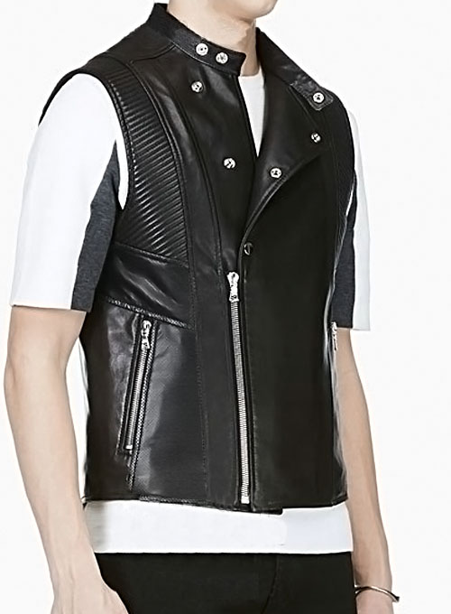 Leather Vest # 354 - Click Image to Close