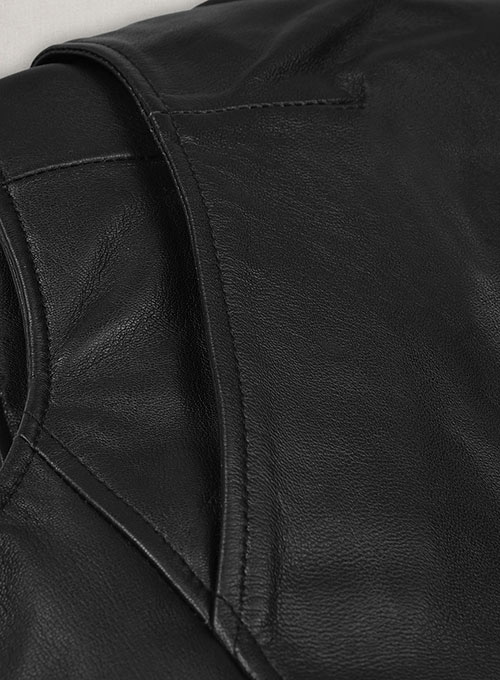 Leather Biker Vest # 345 - Click Image to Close
