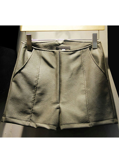 Leather Cargo Shorts Style # 382
