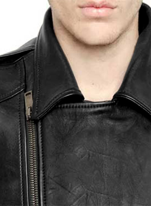 Leather Biker Vest # 317 - Click Image to Close