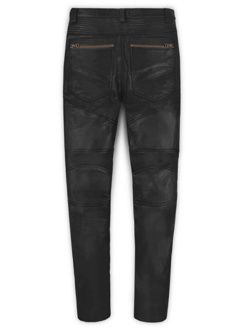 Leather Biker Jeans - Style #512