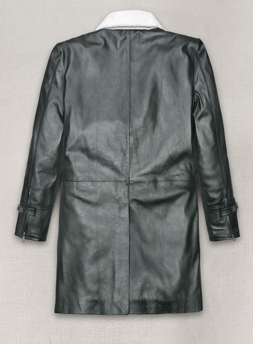 Metallic Lurex Gray Tom Hardy Trench Coat - Click Image to Close