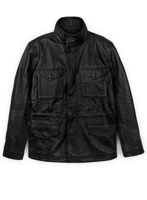 Military M-65 Leather Jacket