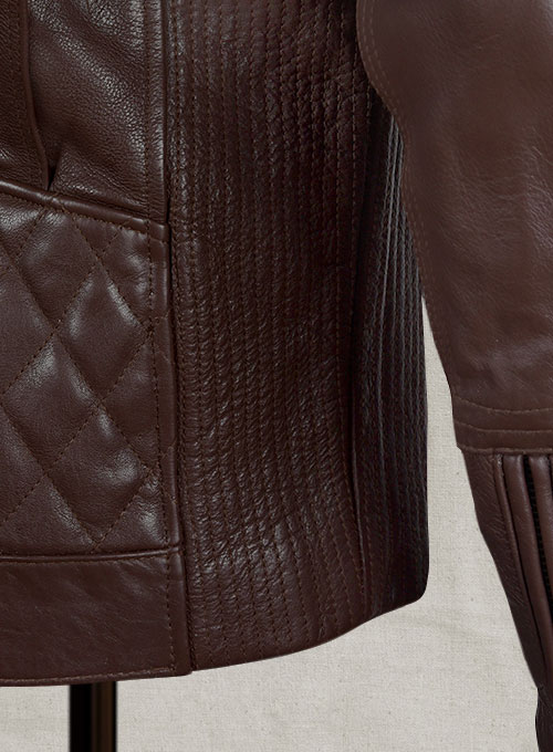 Moto Biker Leather Jacket - Click Image to Close