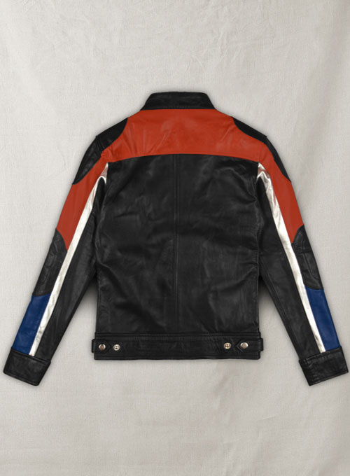 MotoGp Style Leather Jacket - Click Image to Close