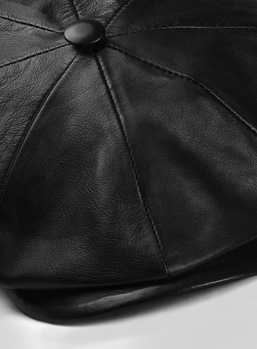Newsboy Leather Cap
