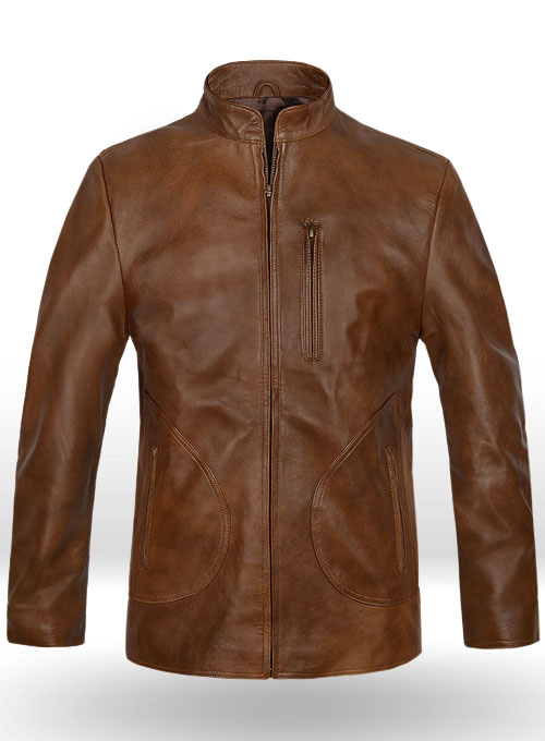 Spanish Brown Rampage Dwayne Johnson Leather Jacket