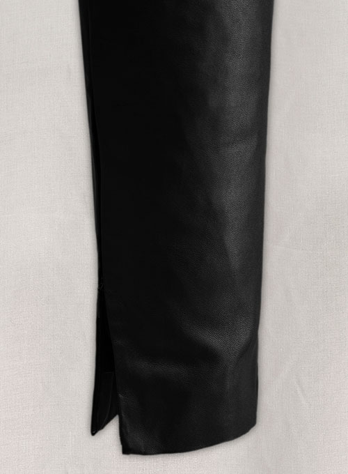 Rebecca Romijn Leather Leggings