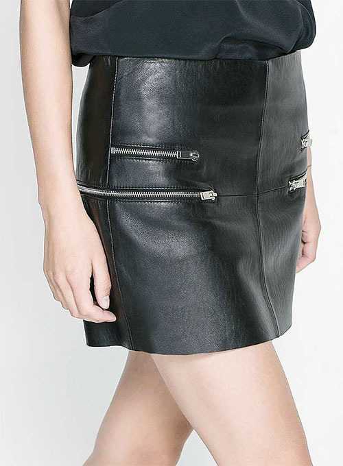 Rebelle Leather Skirt - # 423 - Click Image to Close