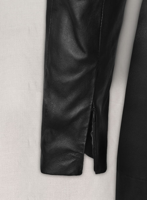 Rosie Huntington Leather Dress
