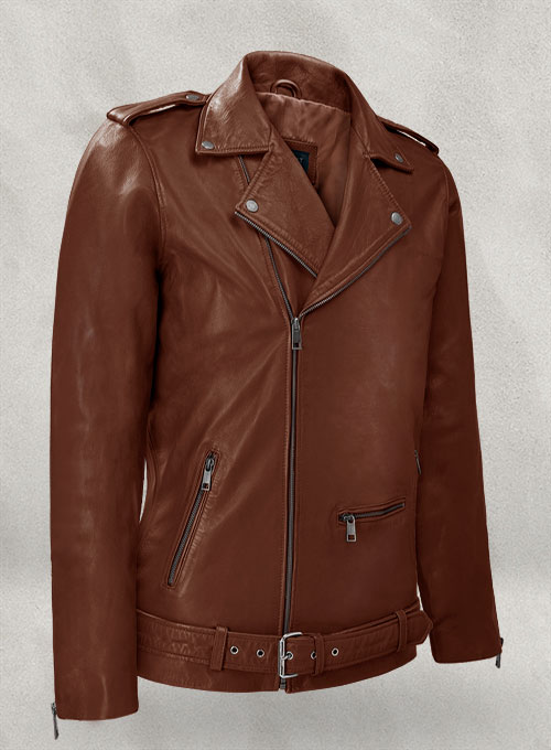 Rutland Tan Riding Leather Jacket - Click Image to Close