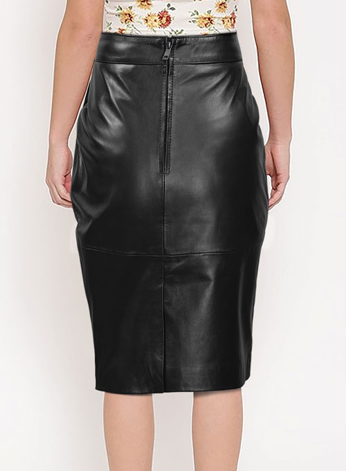 Sandra Bullock Leather Skirt