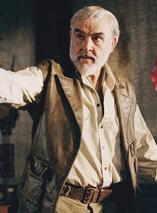 Sean Connery The League of Extraordinary Gentlemen Leather Vest - Click Image to Close