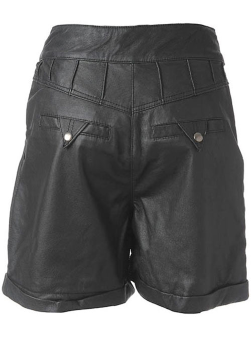 Leather Cargo Shorts Style # 358 - Click Image to Close