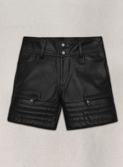 Leather Cargo Shorts Style # 361 - Click Image to Close