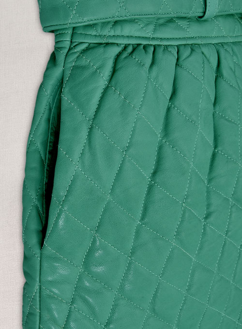 Soft Castle Green Washed & Wax Charming Dress - # 777