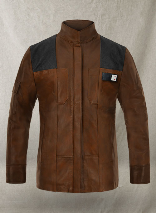 Spanish Brown Alden Ehrenreich Solo Leather Jacket