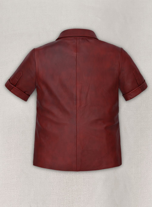 Spanish Red Leather Top Style # 57 - Click Image to Close