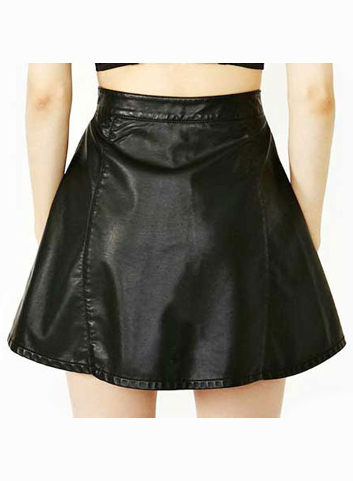 Splendid Leather Skirt - # 176 - Click Image to Close