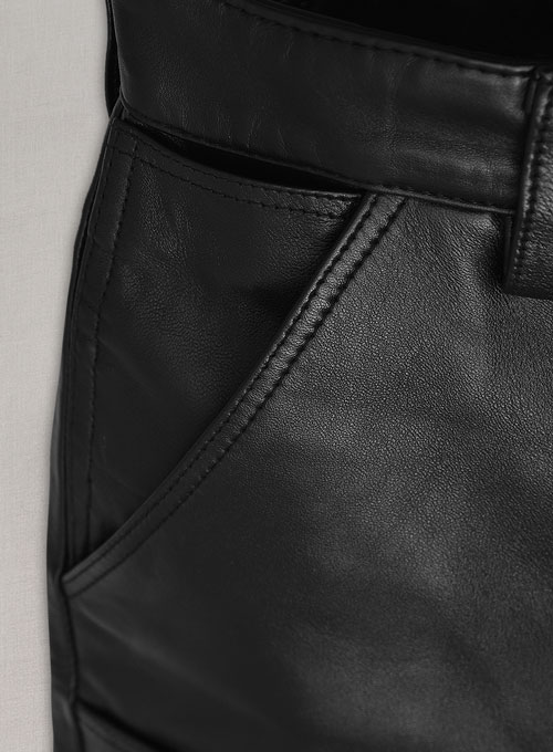 Stylist Carpenter Leather Shorts - Click Image to Close
