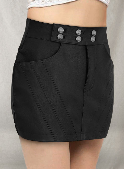 Twiggy Leather Skirt - # 128