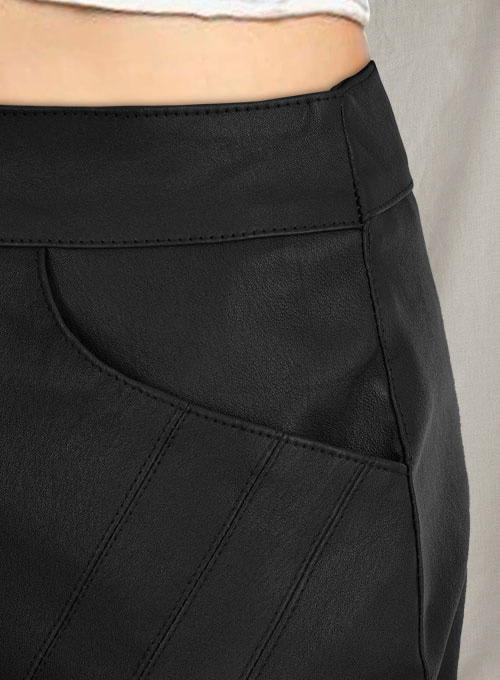 Twiggy Leather Skirt - # 128 - Click Image to Close