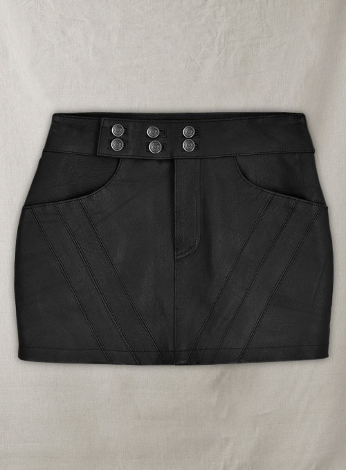 Eucalypt mira leather outlet mini skirt