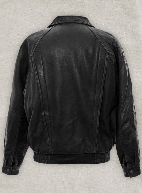 Vintage Bomber Leather Jacket - Click Image to Close