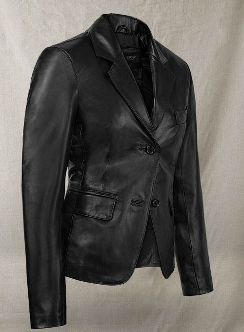 Leather Blazer