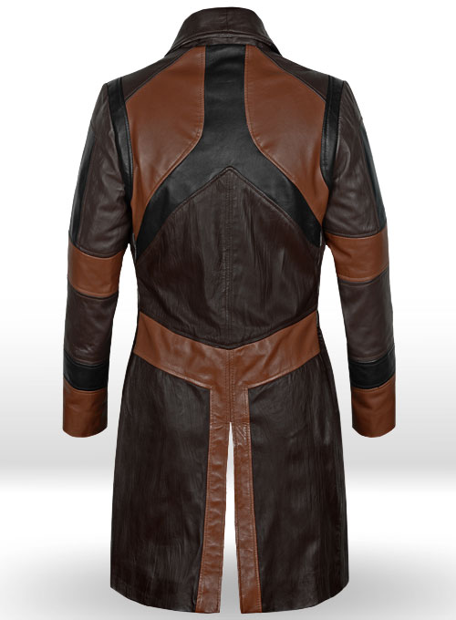 Zoe Saldana Guardians of the Galaxy Vol 2 Leather Coat