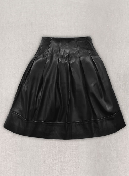 Petal Leather Skirt - # 124