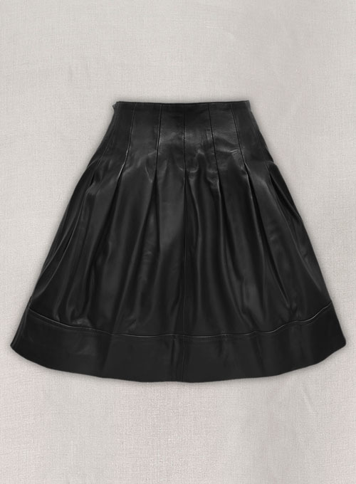 Petal Leather Skirt - # 124 - Click Image to Close