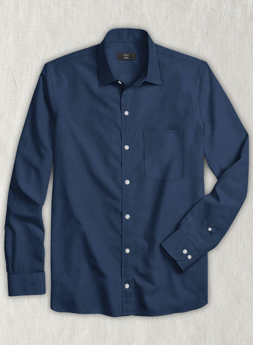 Air Blue Stretch Twill Shirt
