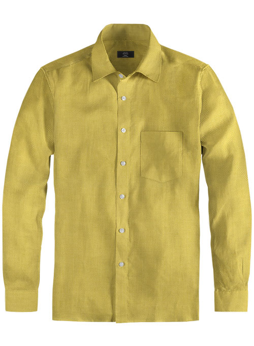 Birdseye Orchid Cotton Shirt - Full Sleeves