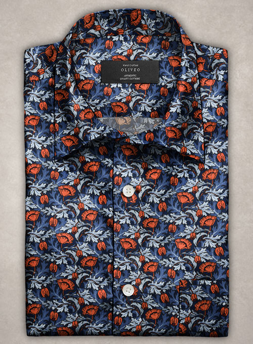 Bloom Cupro Shirt - Full Sleeves