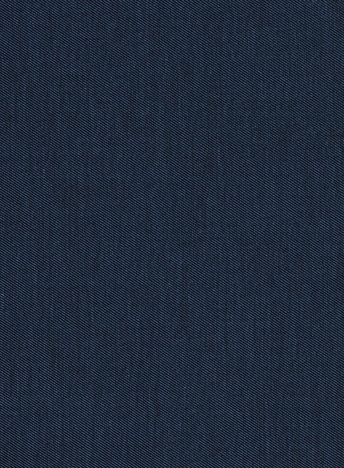 Dark Blue Luxury Twill Shirt - Half Sleeves - Click Image to Close