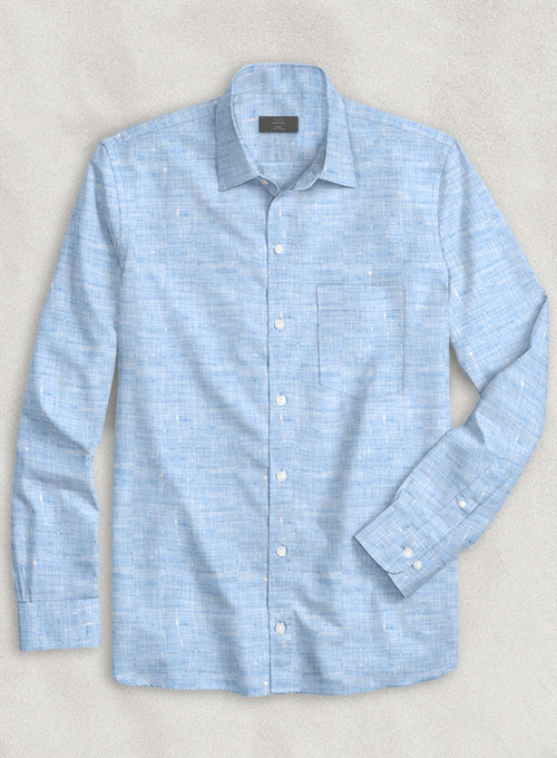 Dublin Blue Linen Shirt