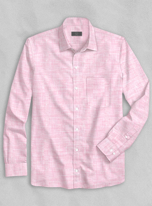 Dublin Pink Linen Shirt - Click Image to Close