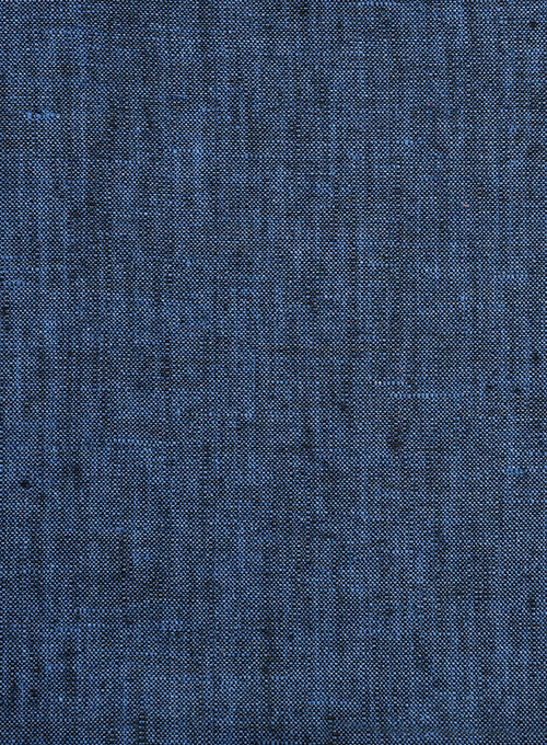 Dublin Rover Blue Linen Shirt- Half Sleeves