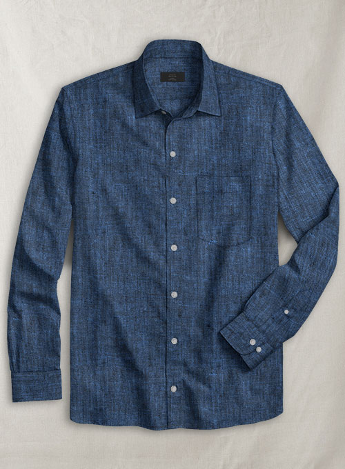 Dublin Rover Blue Linen Shirt